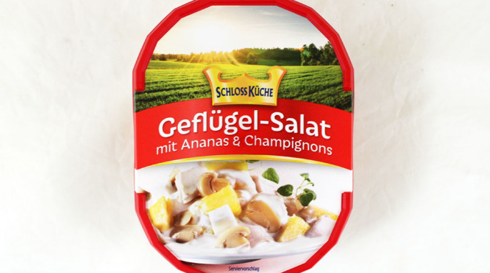 SchlossKüche Geflügel-Salat mit Ananas & Champignons