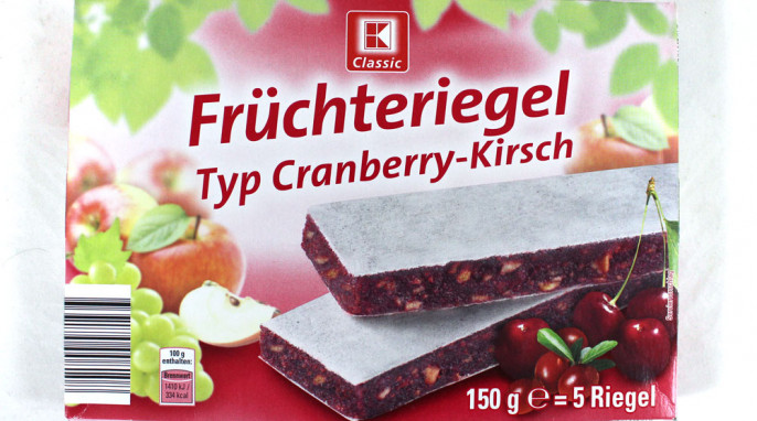 K-Classic Früchteriegel Typ Cranberry-Kirsch 