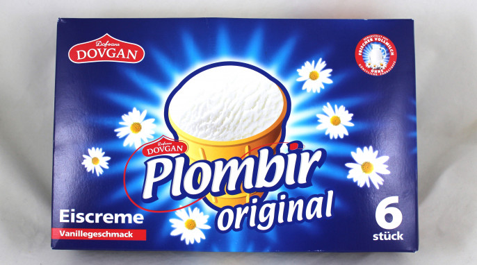 Plombir Original Eiscreme Vanillegeschmack