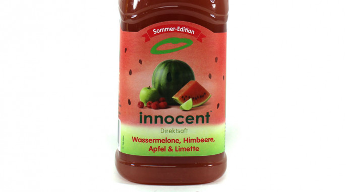 Innocent Direktsaft Wassermelone, Himbeere, Apfel & Limette