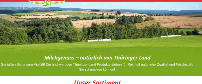 Werbung, thueringer-milch.de, 08.04.2019